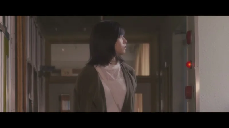山県市の風景を捉えた映像の一場面